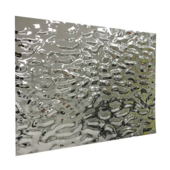 0.3-3mm Water Mirror Ripple Corrugated Stainless Steel Sheet