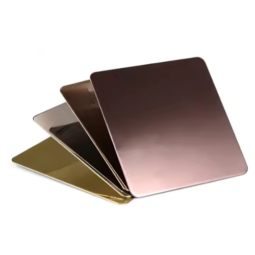 304 Rose Gold Colored Titanium Coated Stainless Steel Sheet​