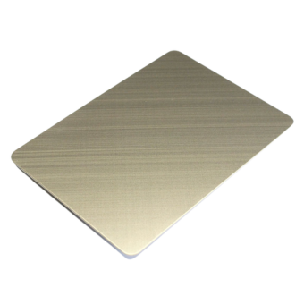 304 Stainless Steel Gold Brushed Cross-Hairline Sheets