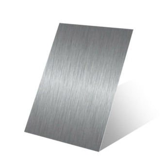 No.4 Brushed Stainless Steel Finish with PVC Film