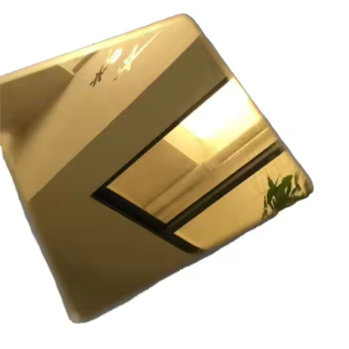 8k Mirror Gold Stainless Steel Sheet