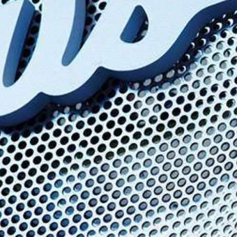 Advertising logo perforated plate (1)