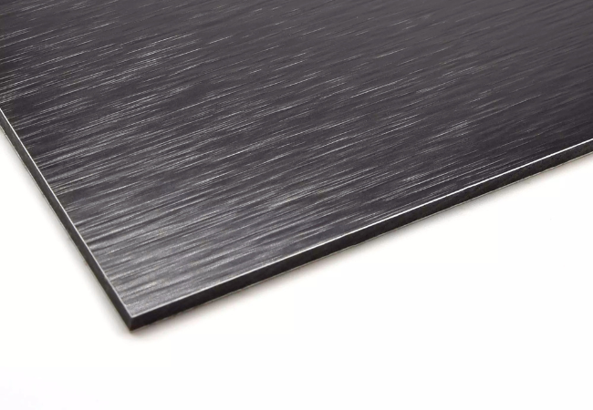 Black Brushed Stainless Steel