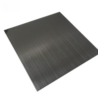 Black Satin Stainless Steel Panel