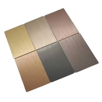 Bright White Decorative Stainless Steel Plate