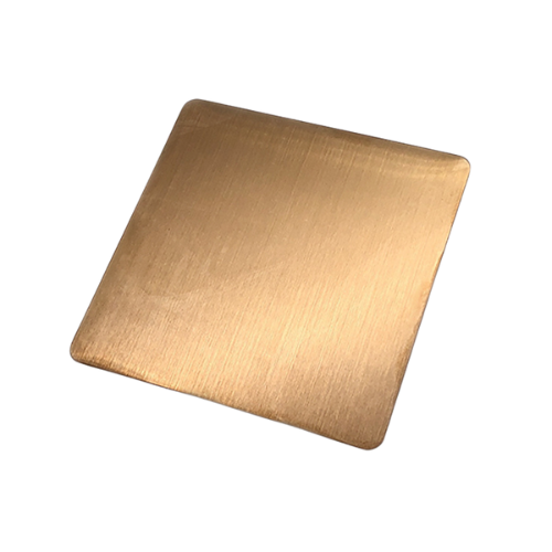 Brushed Polishing Rose Gold Stainless Steel Sheet