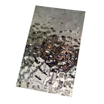 C002 Water Ripple Mirror Stainless Steel Sheet