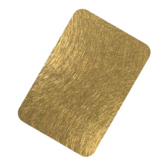 Champagne Vibration Stainless Steel Sheet