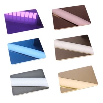 Color Mirror Stainless Steel Sheet Decorative Building