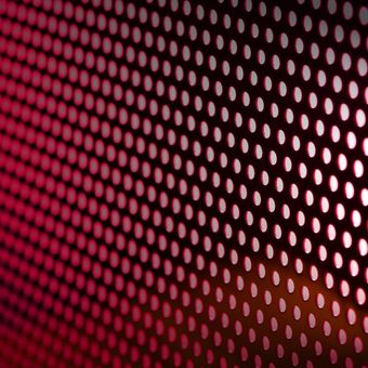Colored stainless steel perforated sheet