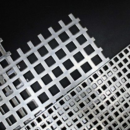 Customized Square Hole Perforated Sheets Plate Stainless Steel Punching Metal Sheets (1)