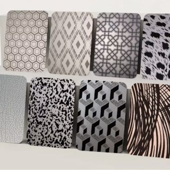 Etching Decorative Stainless Steel Sheets