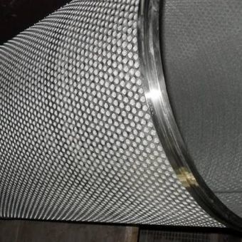 Filtering and screening perforated plate (1)