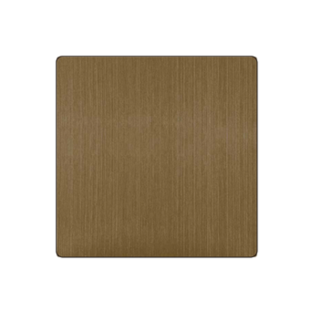 Gold Linen Finish Stainless Steel