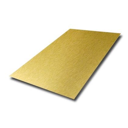 Gold Stainless Steel Sheet