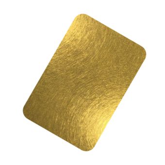 Gold Vibration Stainless Steel Sheet