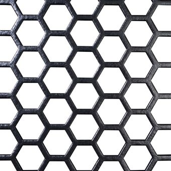Hexagonal hole stainless steel sheet