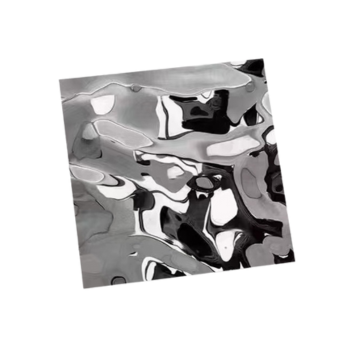 Metal Water Wave Black Stainless Steel Sheet