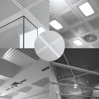 Micro Hole Perforated Stainless Steel Ceiling Tiles