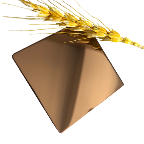 Mirror Polishing Gold Stainless Steel Sheet