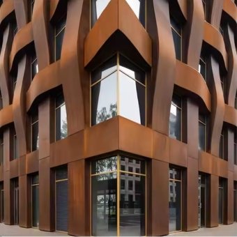 Perforated Exterior Stainless Steel Wall Cladding Panel