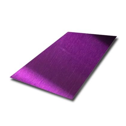 Purple Stainless Steel Sheet