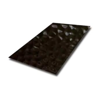 Black Titanium Water Ripple Mirror Stainless Steel Sheet
