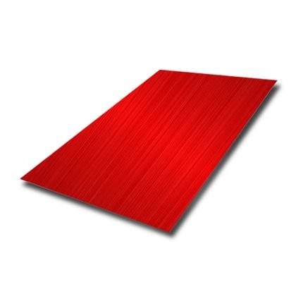 Red Stainless Steel Sheet