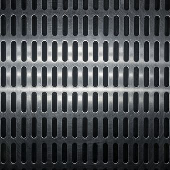 Slotted hole stainless steel sheet