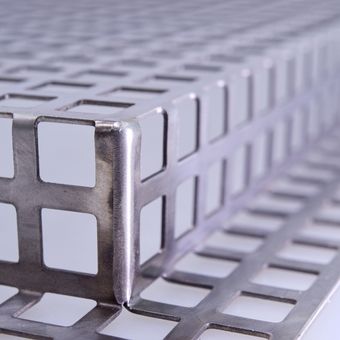 Square hole stainless steel sheet
