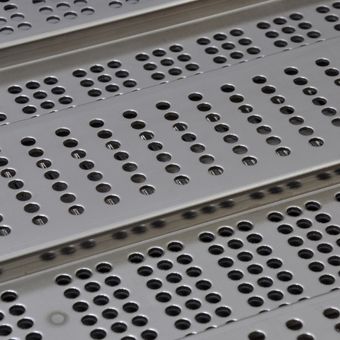 Stainless steel composite perforated sheet
