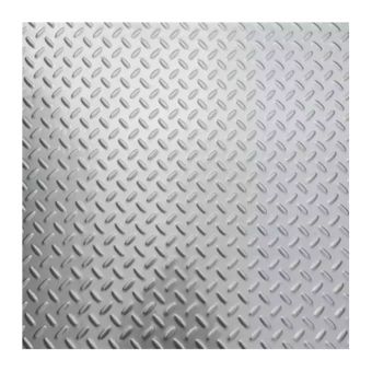 Sus 304 316 Checkered Stainless Steel Pattern Sheet