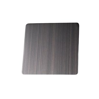 Black Hairline Brass Finish Stainless Steel Sheet