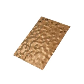 Water Ripple Brass Stainless Steel Sheet
