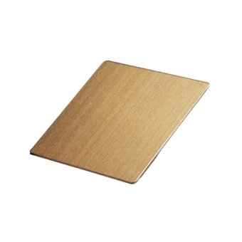 PVD Coated Brass Finish Stainless Steel Sheets