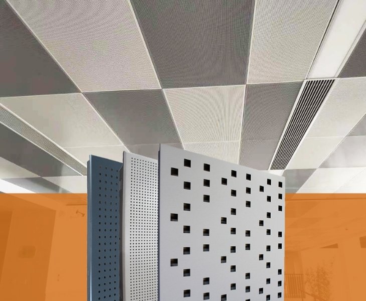 Various Customized Perforated Stainless Steel Ceilings