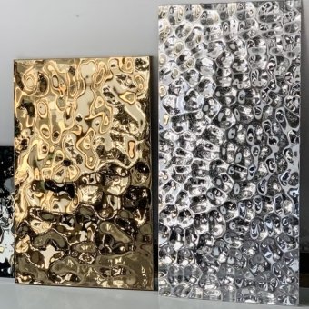 Water Ripple Decorative Stainless Steel Sheets