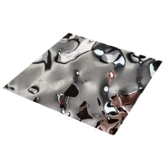 Water Ripple Stamped Decorative Stainless Steel Sheet
