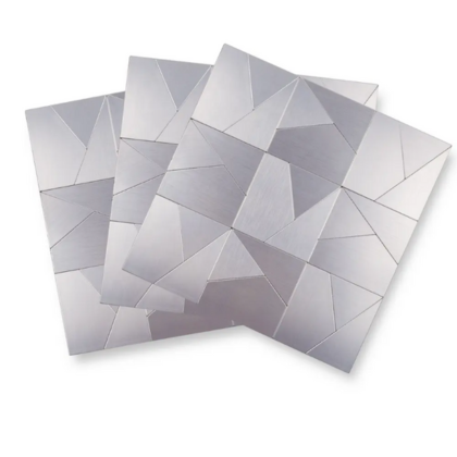 Brushed Stainless Steel Backsplash Tile