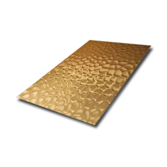 24-Gauge Machine-Hammered Stainless Steel Sheets