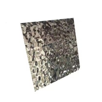 Kitchen Wall Sus304 Decorative Stainless Steel Plate Water Ripple Mirror