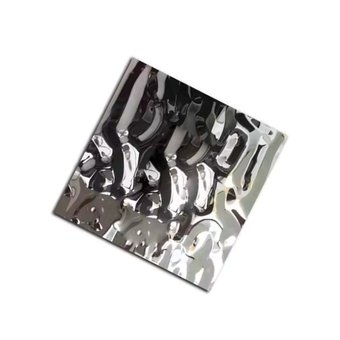 304 Embossed Water Ripple Stainless Steel Plate Used in Kitchen Wall Panel