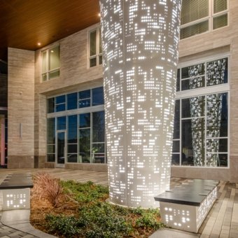 Art Stainless Steel Column Cover