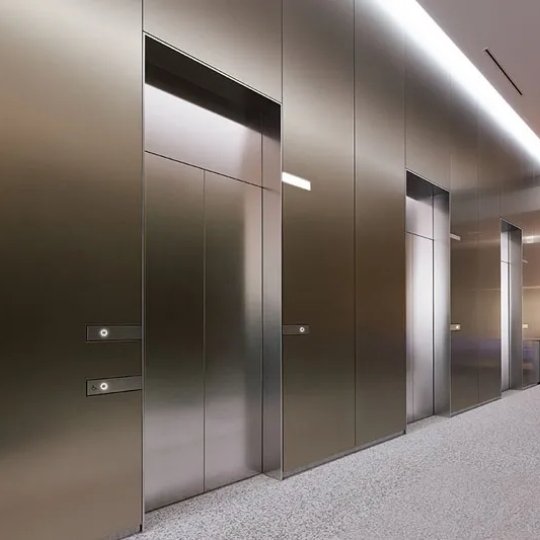 BWT Stainless Steel Elevator Panels