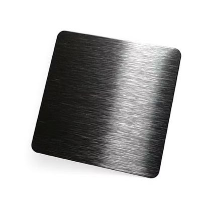 Black Brushed Stainless Steel Sheet