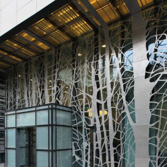 Customized Laser-Cut Metal Facade Panels