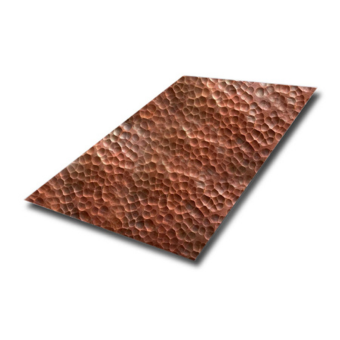 Double-Sided Hammered Stainless Steel Sheet