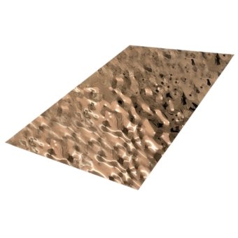 Embossed Water Ripple Stainless Steel Plate