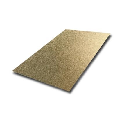 Gold Sand Blasting Stainless Steel