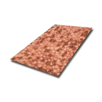 Horeshoe Pattern Hammered Stainless Steel Sheet